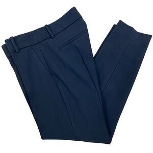 J.Crew 365 Cameron Mid Rise Pants Black Slim Tapered Leg Sz 4 Perfecting Pockets